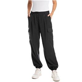Replay W8085a.000.84946 Pants Preto 24 Mulher