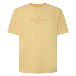 Pepe Jeans Emb Eggo Short Sleeve T-shirt Amarelo L Homem