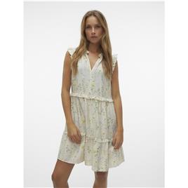 Vero Moda Josie Sleeveless Short Dress Beige XL Mulher