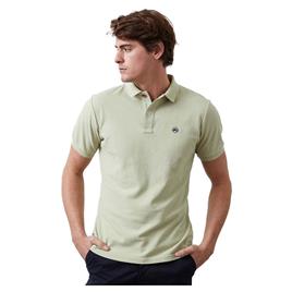 Altonadock 123275010843 Short Sleeve Polo Verde L Homem