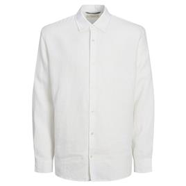 Jack & Jones Wrence Linen Long Sleeve Shirt Branco L Homem