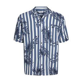 Jack & Jones Resort Short Sleeve Shirt Azul XL Homem