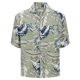 Jack & Jones Jeff Aop Resort Short Sleeve Shirt Verde XS Homem