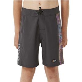 Rip Curl Lost Islands Block Mirage Swimming Shorts Cinzento 12 Years Rapaz