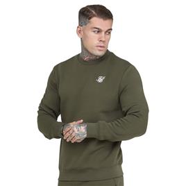 Siksilk Essential Sweatshirt Verde M Homem