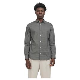 Jack & Jones Bckpool Stretch Long Sleeve Shirt Cinzento 2XL Homem