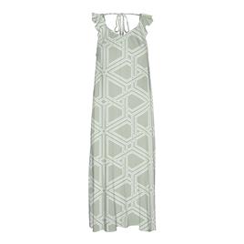 Vero Moda Easy Joy Frill Sleveless Long Dress Verde XL Mulher