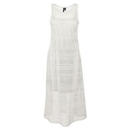Vero Moda Honey Lace Sleveless Long Dress Branco L Mulher