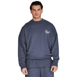 Siksilk Graphic Sweatshirt Azul L Homem