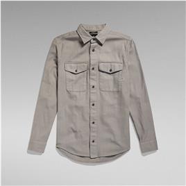 G-star Marine Long Sleeve Shirt Beige S Homem