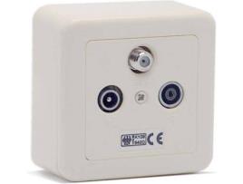 METRONIC - TOMADA ENCASTRAR TV M/FM/SAT F 437215