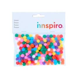Pompoms 10mm Bolsa 200 Unidades Cores Sortidas