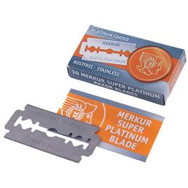 Merkur Super Platinum Razor Blades 10 Units Prateado  Homem