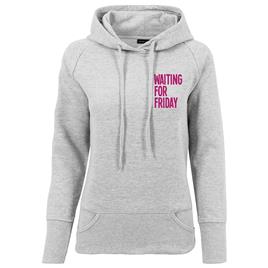 Miss Tee Waiting For Friday Hoodie Cinzento XL Mulher