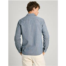 Pepe Jeans Mikel Long Sleeve Shirt Azul L Homem