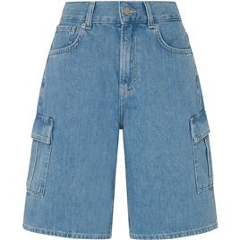 Pepe Jeans Worker Denim Shorts Azul 32 Mulher