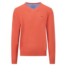 Fynch Hatton 1413211 V Neck Sweater Laranja 2XL Homem