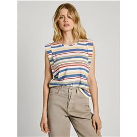 Pepe Jeans Eva Short Sleeve T-shirt Branco XS Mulher