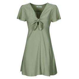 Pepe Jeans Nani Short Sleeve Midi Dress Verde S Mulher