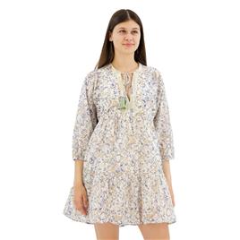 Pepe Jeans Maisie Long Sleeve Midi Dress Beige XS Mulher