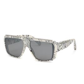 Philip Plein Spp074649ylx2 Sunglasses Branco Silver Homem