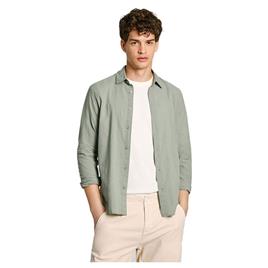 Pepe Jeans Marcel Long Sleeve Shirt Verde 2XL Homem