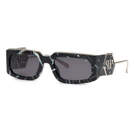 Philipp Plein Spp119m Sunglasses Preto Smoke / CAT3 Homem