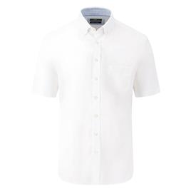 Fynch Hatton 14048091 Short Sleeve Shirt Branco XL Homem