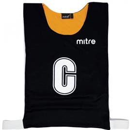 Mitre Netball Pro Reversible Training Bib Set Preto M Homem