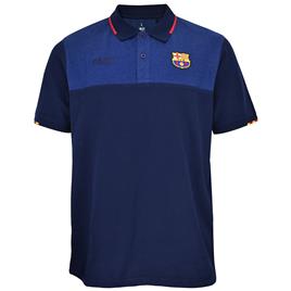 Fc Barcelona Catalonia´s Flag Short Sleeve Polo Azul L