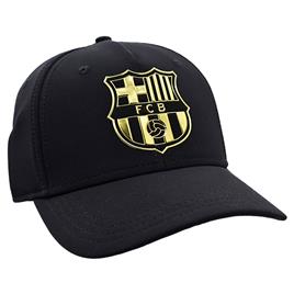 Fc Barcelona Gold Bagde Cap Preto