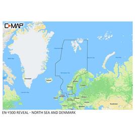 C-map North Sea And Denmark Nautical Chart Azul