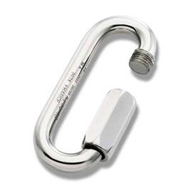 Peguet Shackle Express Big Opening Prateado 10 mm
