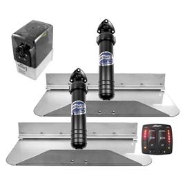 Bennett Trim Tabs Obi9000h Hydraulic Trim Tab Set Prateado 60.9 x 30.4 cm