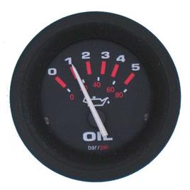 Veethree Amega 0-5 Bar Oil Manometer Azul 52 mm