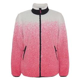 Sea Ranch Isa Dip Dye Full Zip Fleece Rosa 3XL Mulher