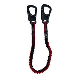 Ocean Safety 2 Carabiners Elastic Rescue Rope Vermelho