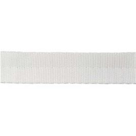 Lindemann 100 M Standard Polyester Girth Strap Branco 20 mm