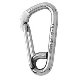 Wichard Asymmetrical Fire Carabiner Prateado 10 x 100 mm