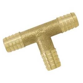 Midinox Fluted Tee Connector Dourado 30 mm