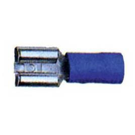 Oem Marine Female Clip Terminal 100 Units Prateado 6.3 x 0.8 mm