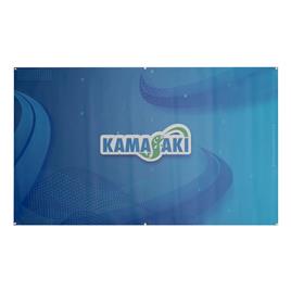 Kamasaki Logo Stickers Azul 150 x 90 cm