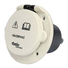 Ratio Electric On Board 250v 16a Plug Beige