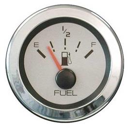 Veethree Silver Pro Fuel Level Indicator Prateado 52 mm