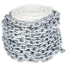 4water 30 M 10 Mm Rope Set With Chain 6 Mm 10 M Prateado