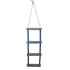 Trem 4 Steps Folding Ladder Prateado 140 x 30 cm