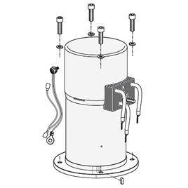 Quick Btq 3300w 12v 185+t Motor Spare Part Prateado