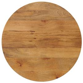 vidaXL Tampo de mesa redondo Ø70x2,5cm madeira de mangueira maciça
