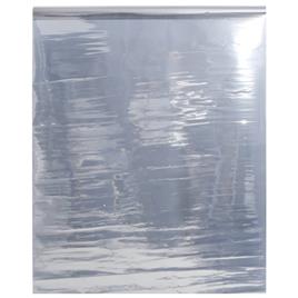 vidaXL Película solar efeito refletor estático 90x2000 cm PVC prateado