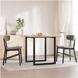 vidaXL Pernas para mesa de jantar estrutura em O ferro fundido